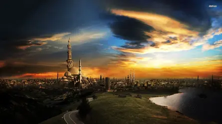 2902-city-of-a-thousand-minarets-1920x1080-fantasy-wallpaper.webp